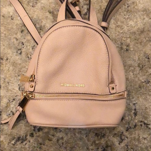 Michael Kors Light Pink Mini Backpack - Picture 8 of 8